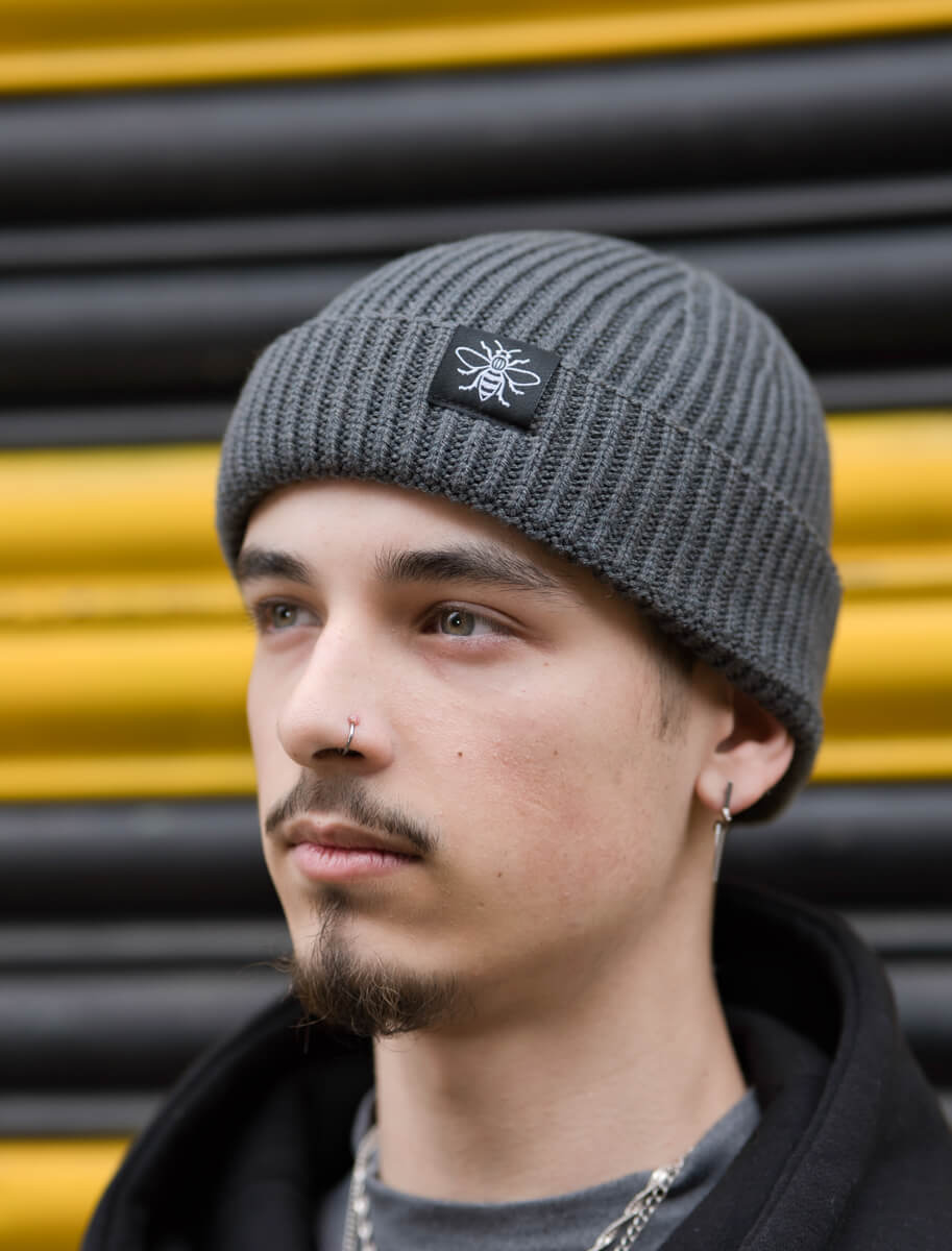 Grey Harbour Bee Beanie