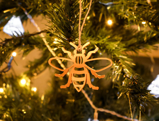 Acrylic Manchester Bee Ornament