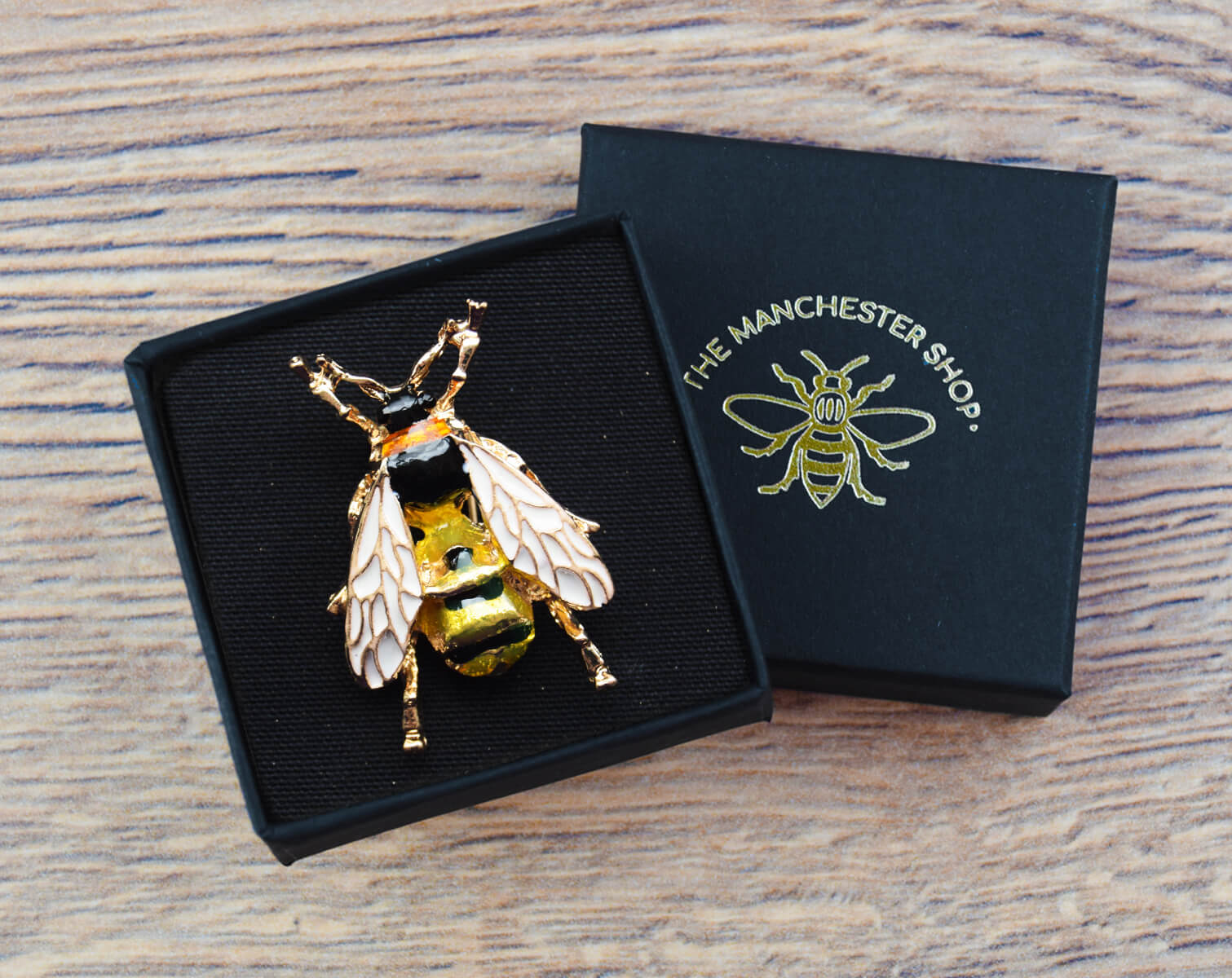 Gold Bee Brooch | The Manchester Shop