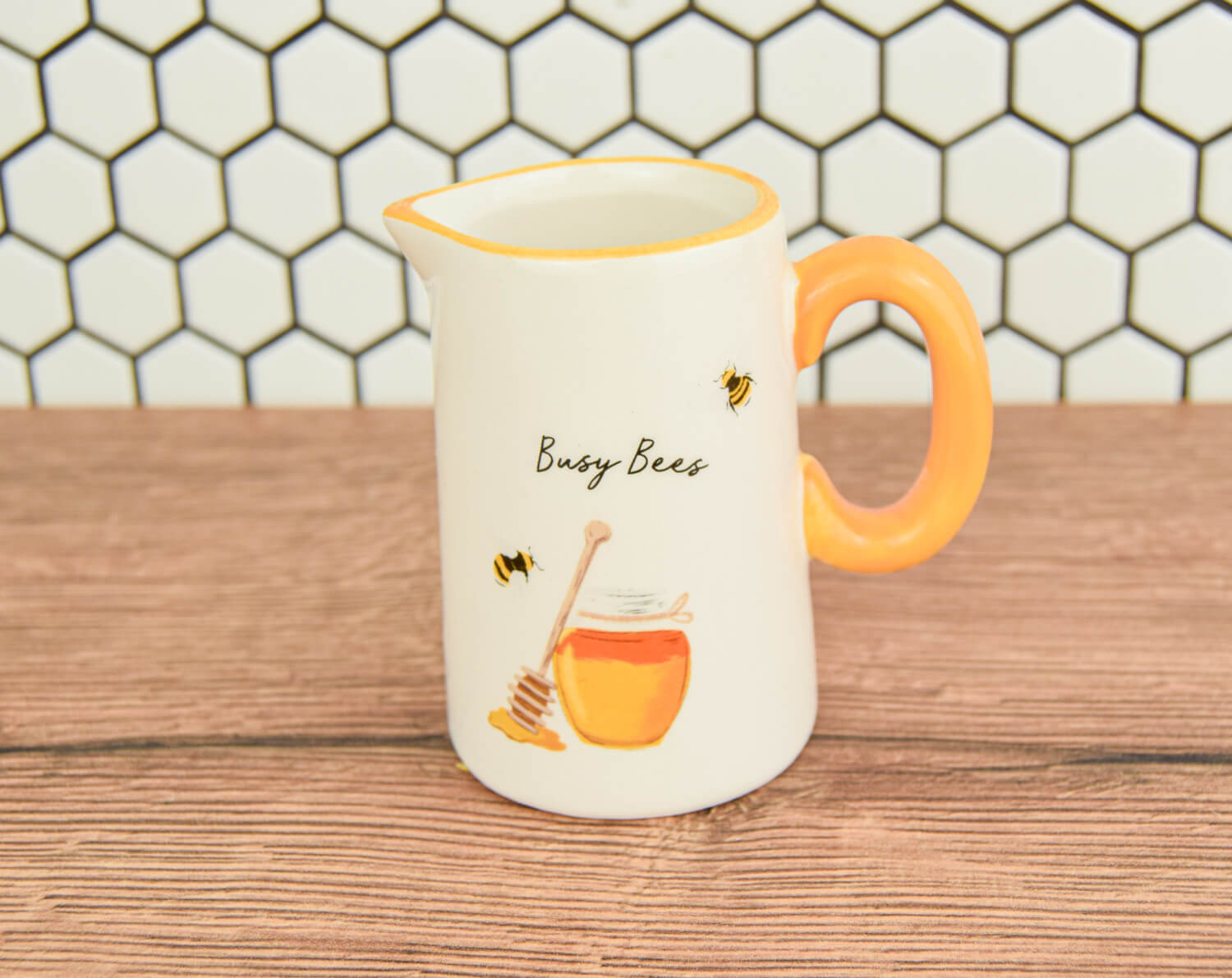 Busy Bees Milk Jug