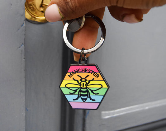 LGBT Foundation Bee Keyring