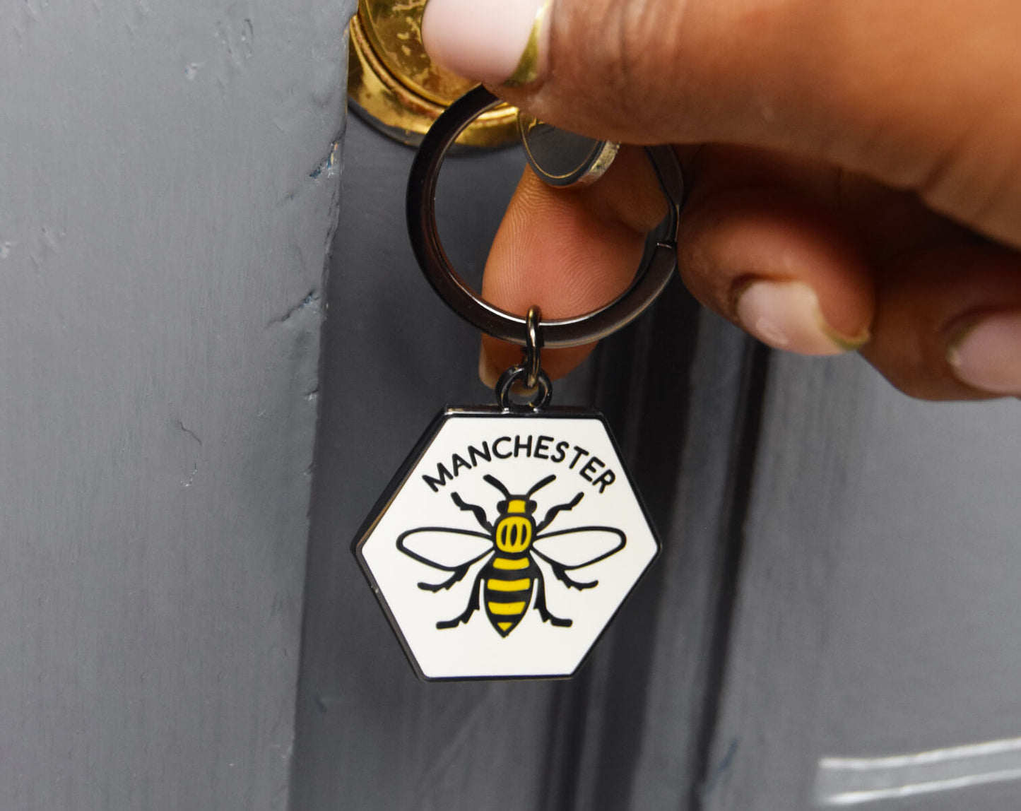 Pankhurst Trust Bee Keyring