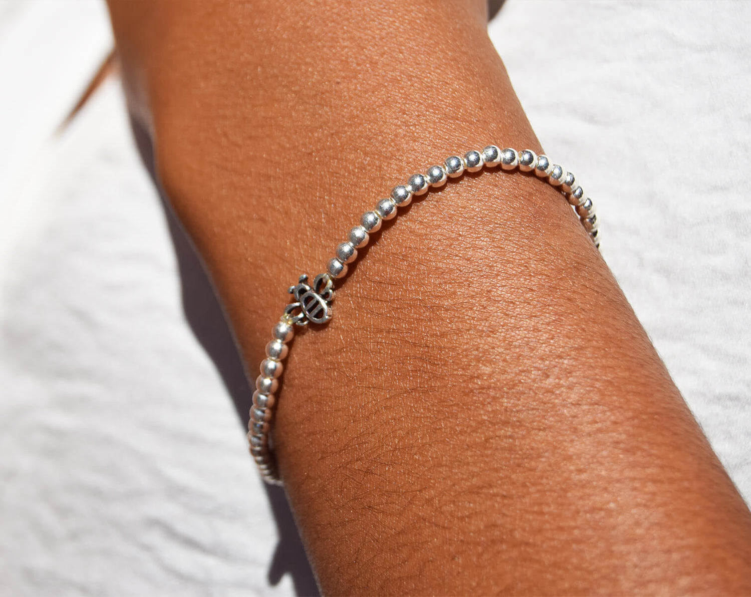 Cute Sterling Silver Bee Bracelet | The Manchester Shop