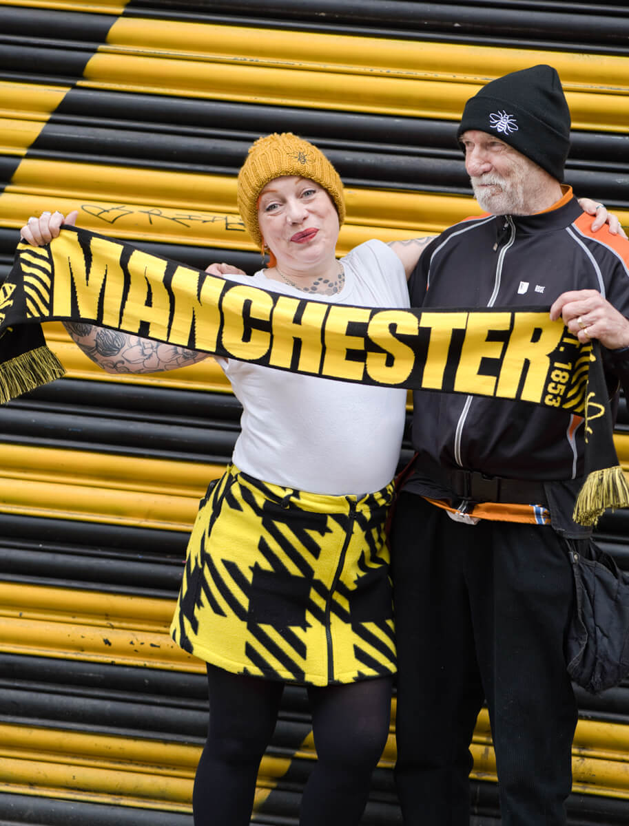 Manchester Bee Football Scarf | The Manchester Shop