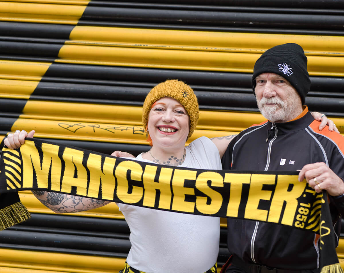 Manchester Bee Football Scarf | The Manchester Shop