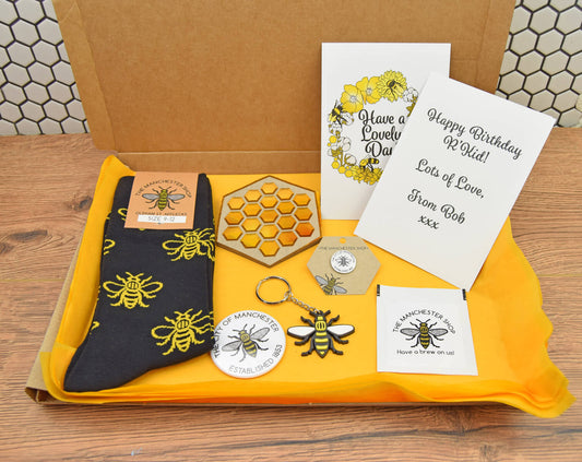 Bee Sock Letterbox Gift Box