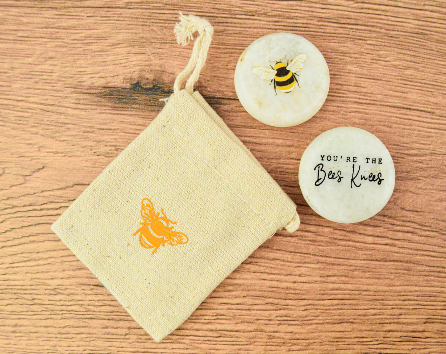 You're the Bee's Knees Keepsake Pebble & Pouch | The Manchester Shop