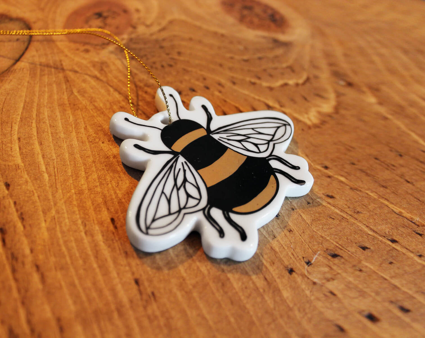 Ceramic Bee Ornament