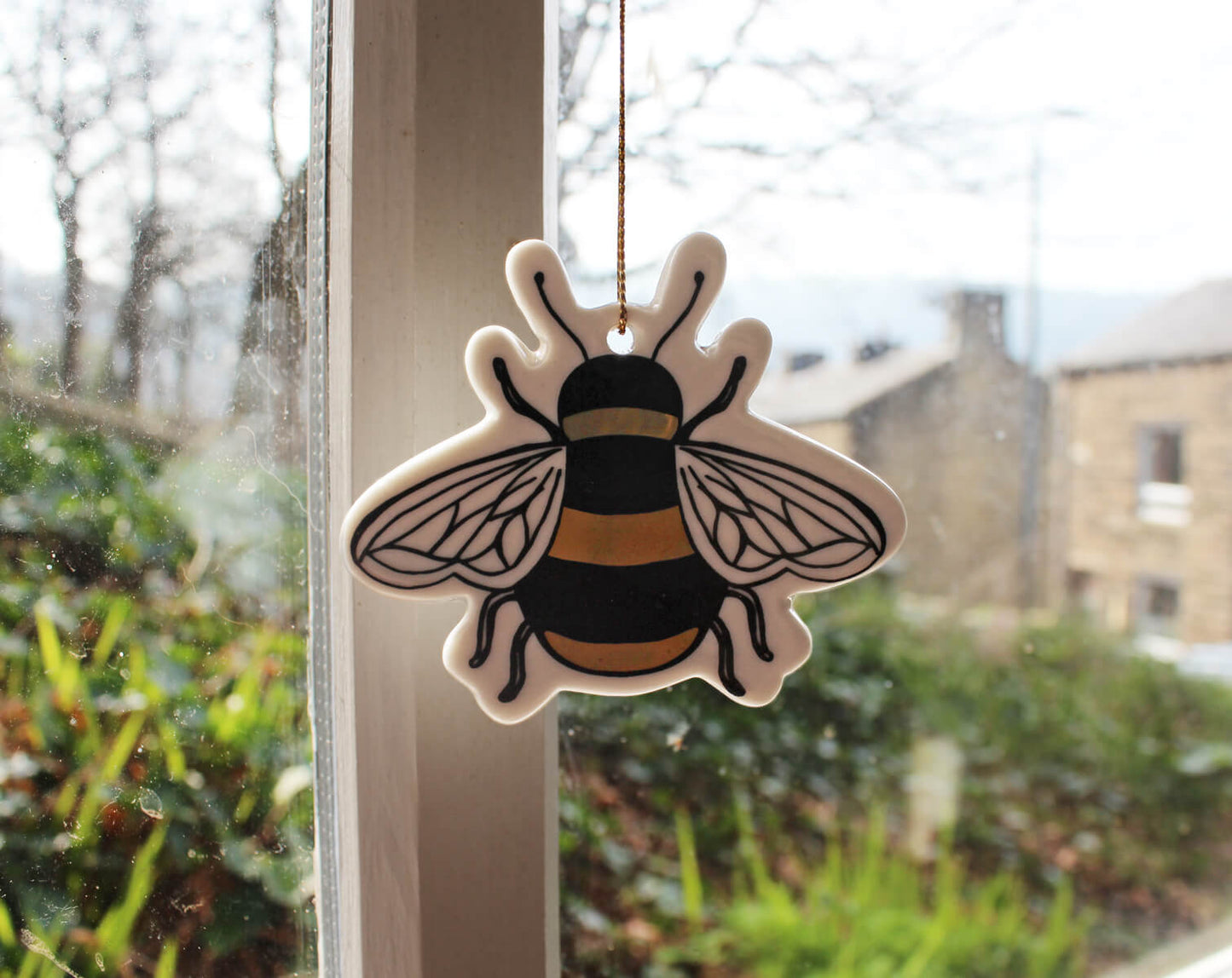 Ceramic Bee Ornament