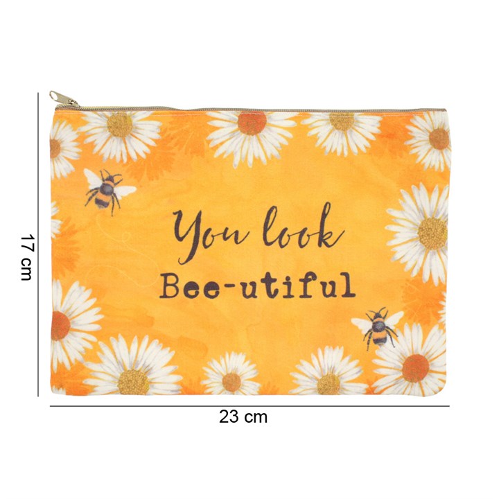 You Look Bee-utiful Makeup Bag | The Manchester Shop