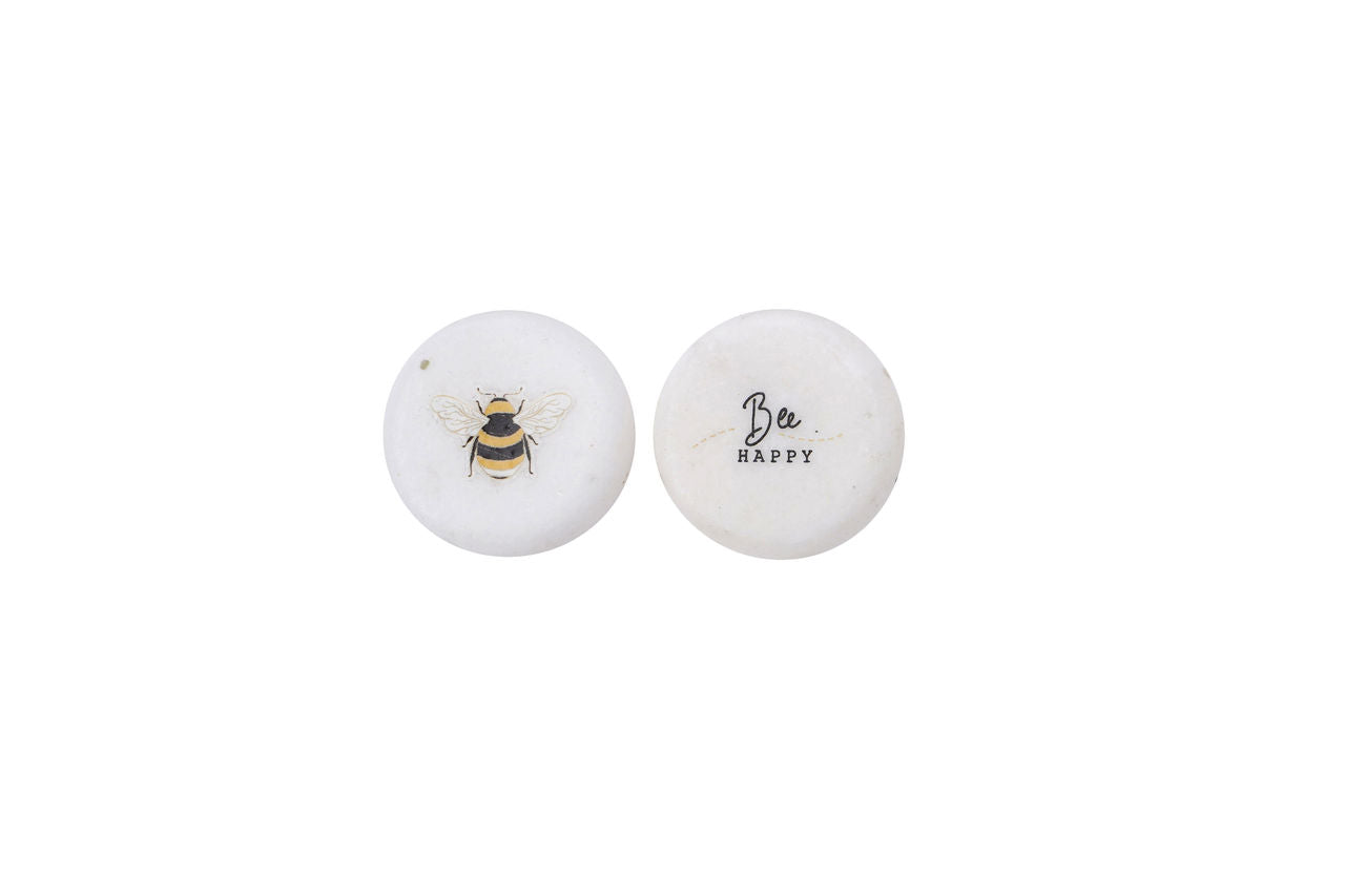 Bee Happy Keepsake Pebble & Pouch | The Manchester Shop